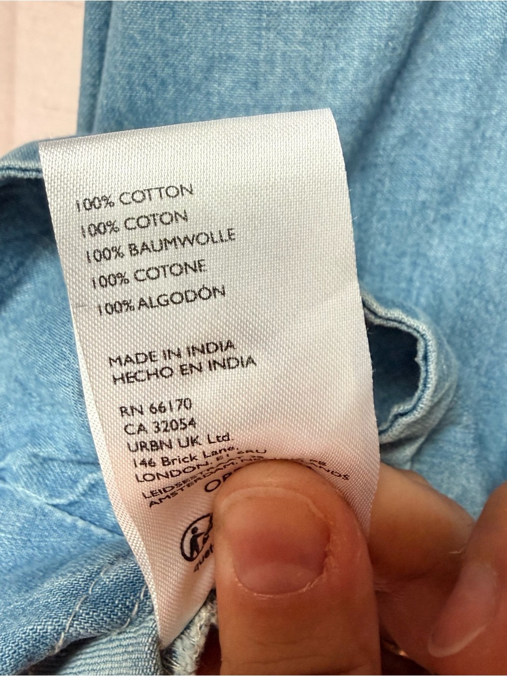 Free People Light Blue Denim Tunic Dress - Picture 6 of 7